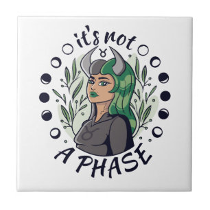 Carreau Art gothique alternatif pour filles Ce n'est pas u