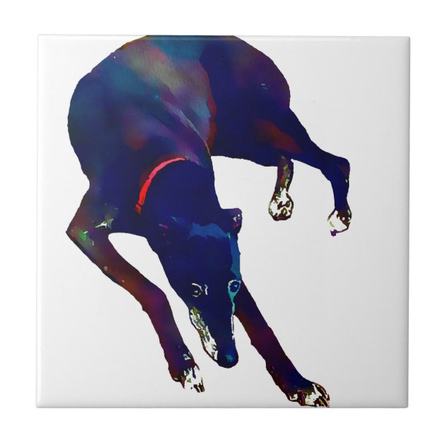 Carreau Art Greyhound (Devant)