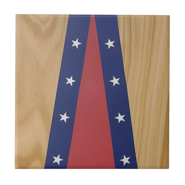 Carreau Art inspiré par l'Amérique | Drapeaux, Jerseys & 4 (Devant)