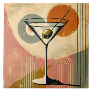 Carreau Art Martini Minimaliste de Style Moderne du Milieu