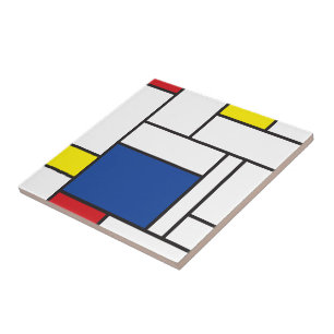 Carreau Art Moderne Géométrique Minimaliste De Stijl Mondr