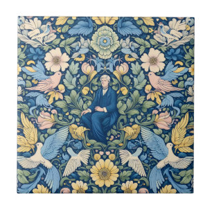 Carreau Art Morris aux fleurs