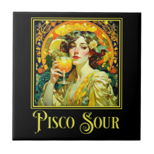 Carreau Art Nouveau Pisco Sour