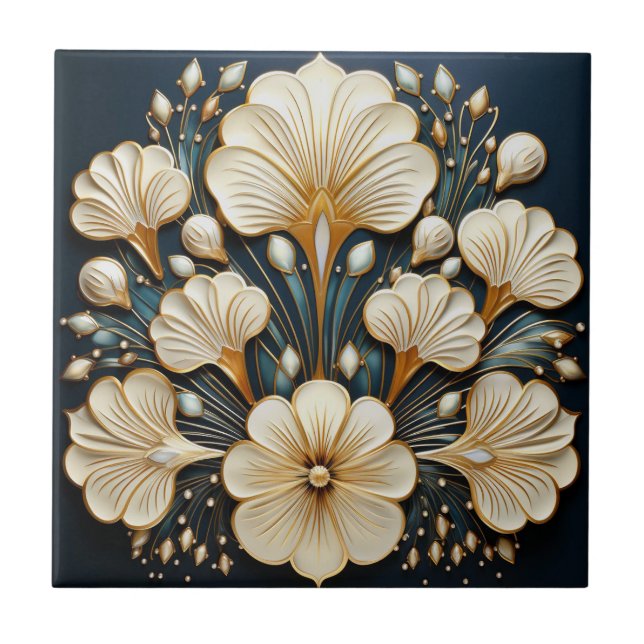 Carreau Art Nouveau Vintage (Devant)
