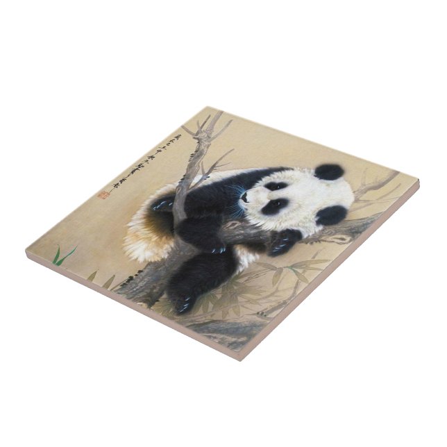Carreau Art pelucheux doux mignon chinois frais d'arbre (Côté)