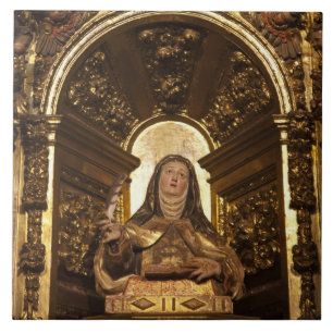 Carreau Art religieux représentant Père Noël Teresa