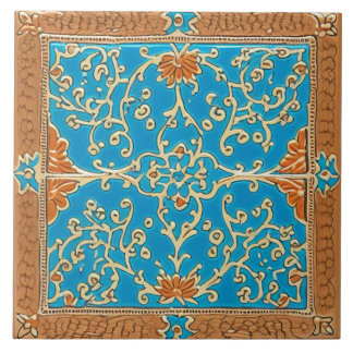 Carreau Art traditionnel de céramique adalusienne no 4