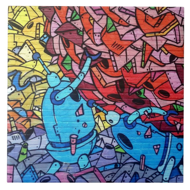 Carreau Art urbain 12. (Devant)
