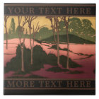 Art vintage & Artisanat Style Paysage Frieze