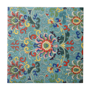 Carreau Art vintage chinois