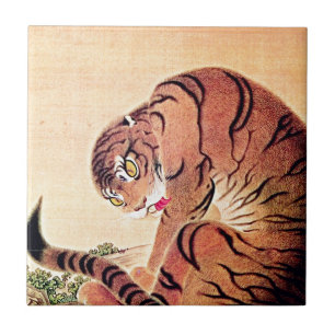 Carreau Art vintage Ukiyo-E de bois de graveur japonais de