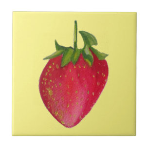 Carreau Artecouleur de l'eau de fraise juteuse
