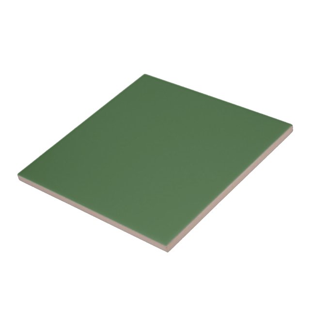 Carreau Artichoke vert (couleur solide) (Côté)