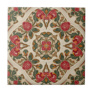 Carreau Arts & Crafts Artisanat Vintage, Style Missionnair