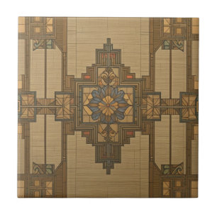 Carreau Arts & Crafts Craftsman et style Mission florale