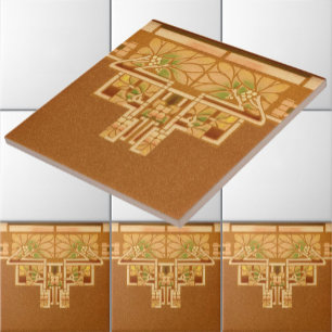 Carreau Arts & Crafts, Craftsman or Mission Style Foliage