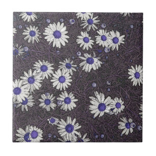 Carreau Artsy Daisies