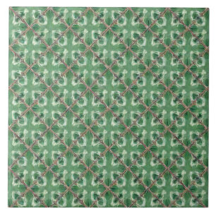 Carreau Artsy inspiré par l'ananas vert
