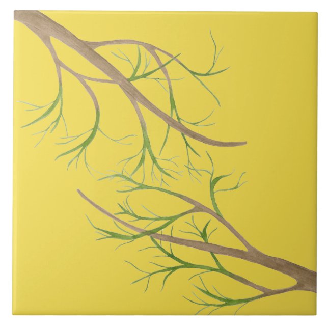 Carreau Arty Autumn sur un carrelage en céramique (II) (Devant)