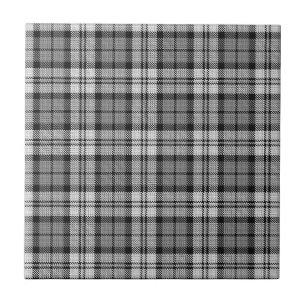 Carreau Ash Grey Blackwatch Campbell Tartan Plaid