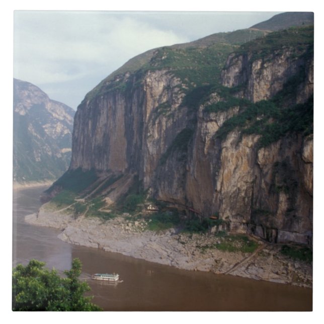 Carreau Asie, Chine, fleuve Yangtze, Trois Gorges. (Devant)