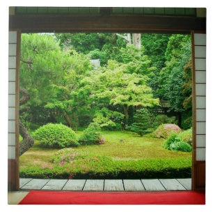Carreau Asie, Japon, Kyoto. Jardin zen 2