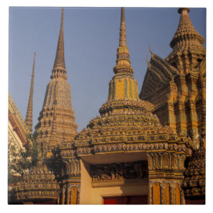 Carreau Asie, Thaïlande, Bangkok, Wat Po, le plus vieux d