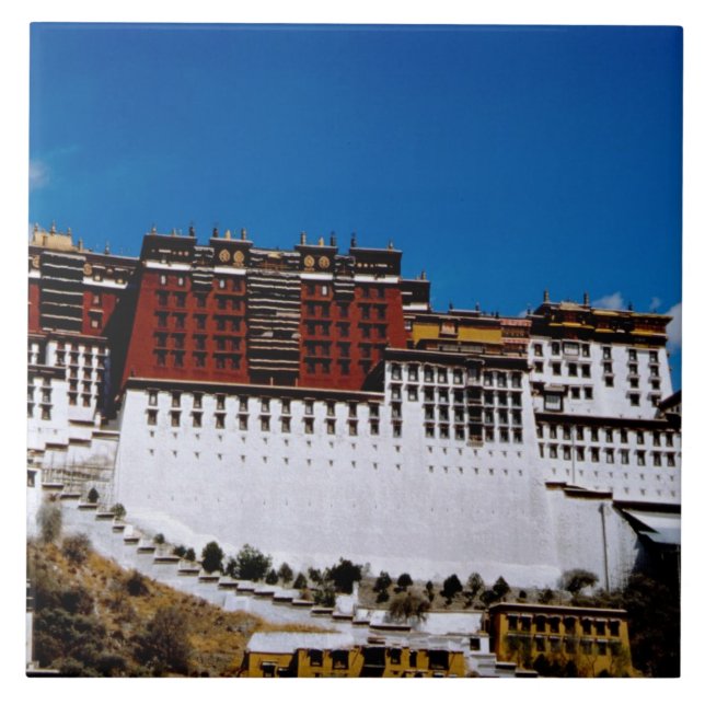 Carreau Asie, Tibet, Lhassa, Potala Palace aka Red 2 (Devant)