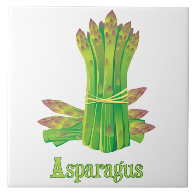 Carreau Asperges Carrelage de cuisine décoratif (Devant)