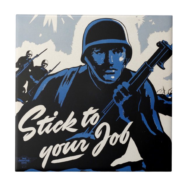 Carreau Attaque à la tête de la plage sur le champ de bata (Devant)