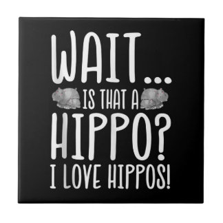 Carreau Attends, C'Est Un Hippo ? J'Aime Les Hippopotames 