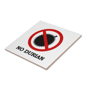 Carreau AUCUN signe de fruit tropical de durian