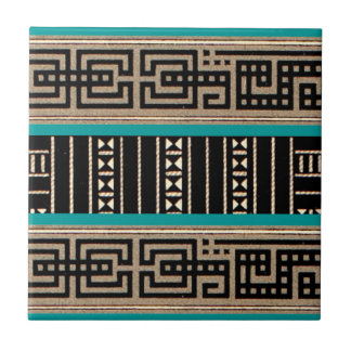 Carreau Audacieux vintage graphique de motif tribal