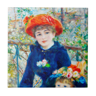Carreau Auguste Renoir - Deux Soeurs