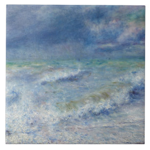 Carreau Auguste Renoir - Paysage marin