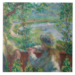 Carreau Auguste Renoir - Près du lac
