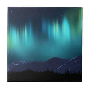 Carreau Aurora Borealis