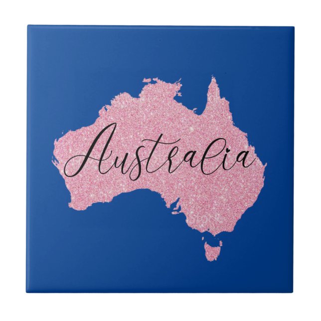 Carreau Australie Pays Couleur brillante (Devant)