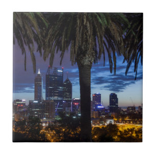 Carreau Australie, Perth, ciel de la ville depuis Kings Pa