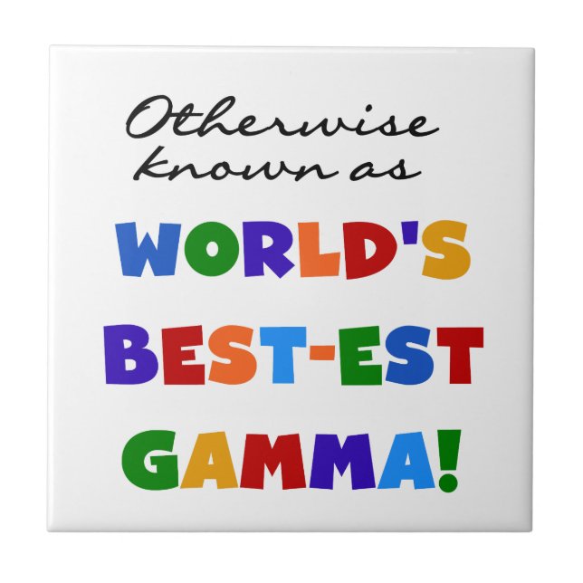 Carreau Autrement Connaissez les meilleurs cadeaux Gamma (Devant)