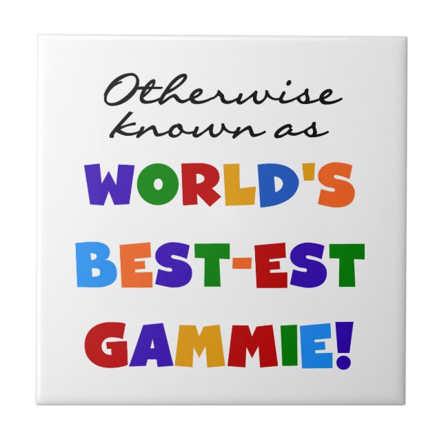Carreau Autres Cadeaux Gammie Les Plus Connus (Devant)