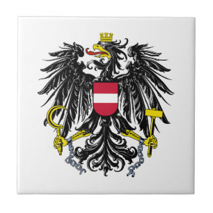 Carreau Autriche pays blason armoiries symbole emblème dra