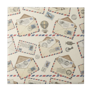 Carreau Aventure de la poste aérienne vintage (3)
