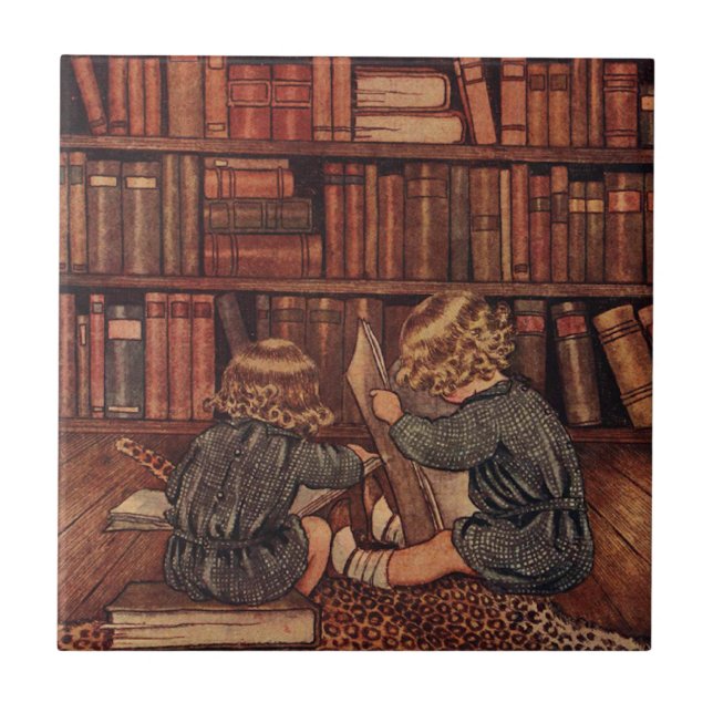 Carreau Aventures dans la bibliothèque (Devant)