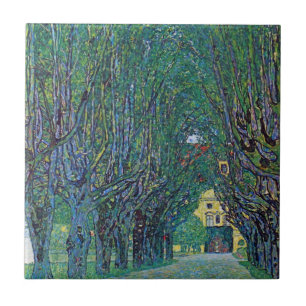Carreau Avenue In Schloss Kammer Park par Gustav Klimt