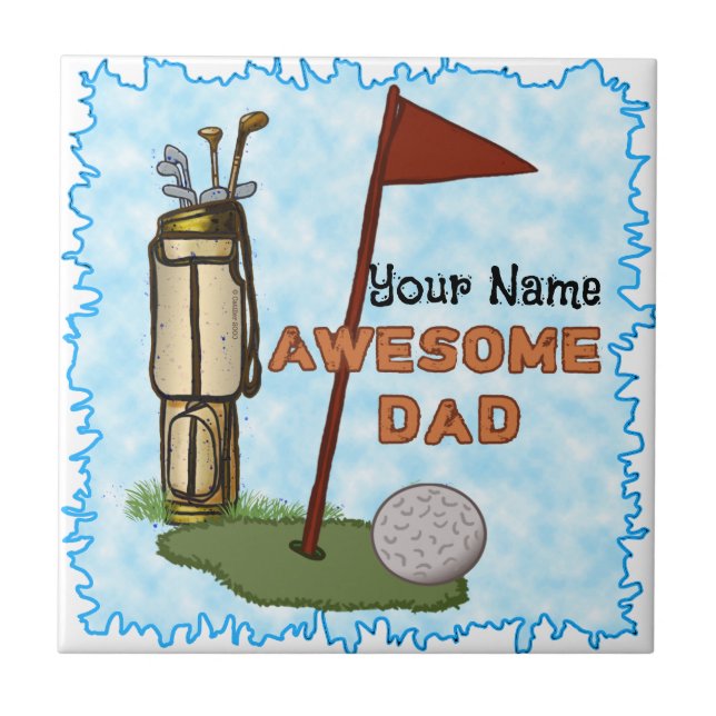Carreau Awesome Papa Golf (Devant)
