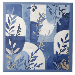 Carreau Azulejo Bleu Bleu Méditerranéen