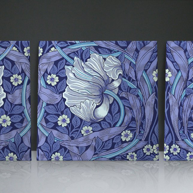 Carreau Azulejo Blue Pimpernel Seamless 2/2 William Morris (Créateur téléchargé)