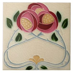 Carreau Azulejo Carrelage Art nouveau cheminée décorative