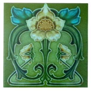 Carreau Azulejo Carrelage Art nouveau cheminée décorative
